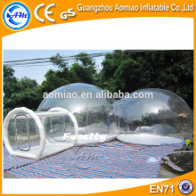 Outdoor camping inflatable clear air dome tent inflatable transparent dome tent